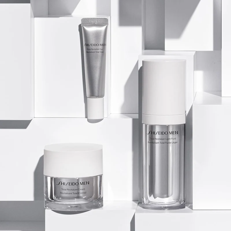Shiseido Men Total R Light Fluid N Moisturizer 70mL Citrus & Bamboo Green Scent