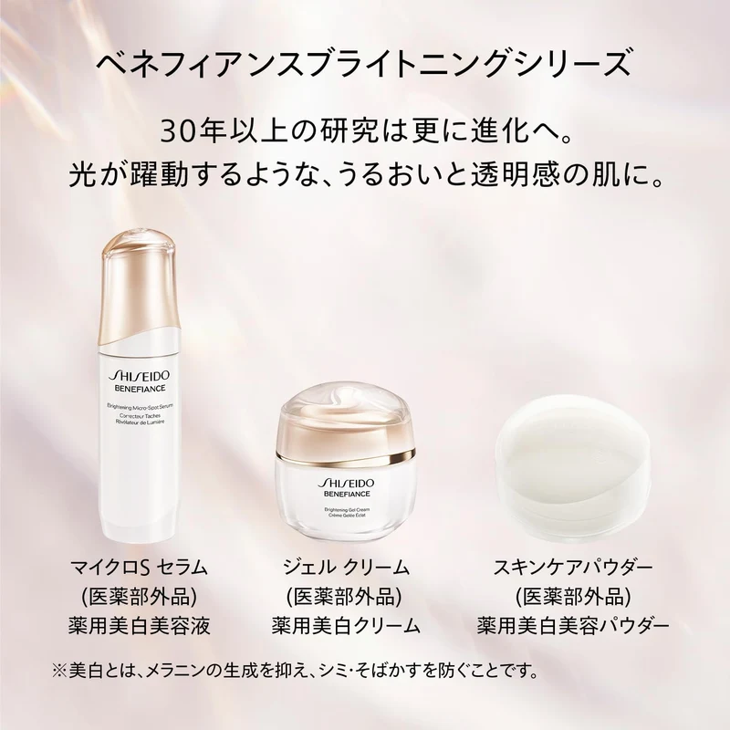 Shiseido Benefiance Brightening Gel Cream 50g Green Floral Moisturizing