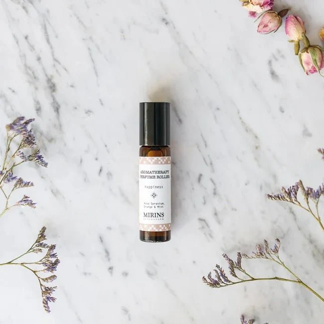 Perfume Roller Happiness - Rose Geranium, Orange & Mint 10 ml
