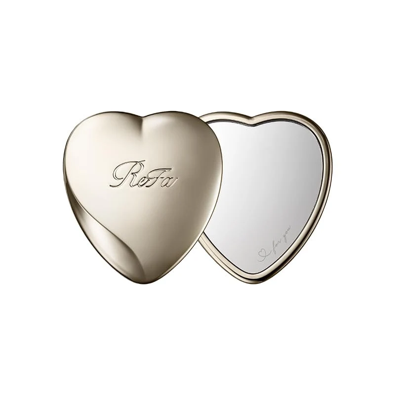 ReFa Heart Mirror Champagne Gold (Single)