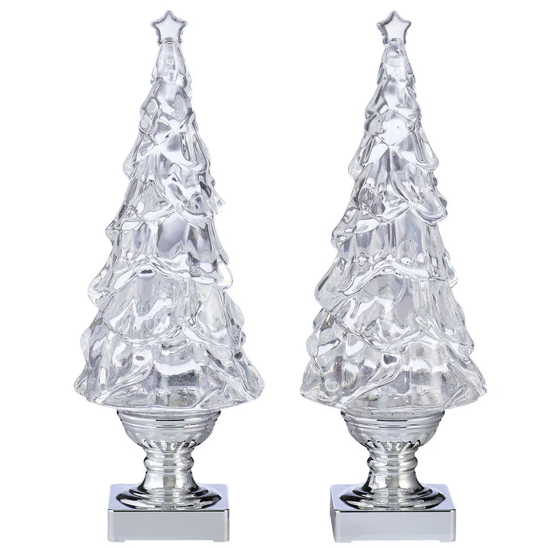 Ensemble de 2 Arbres Lumineux Scintillants