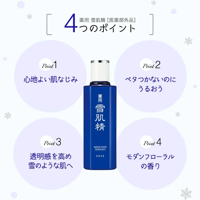 Sekkisei Medicated Liquid Normal 500Ml - Quasi-Drug Skin Care Solution