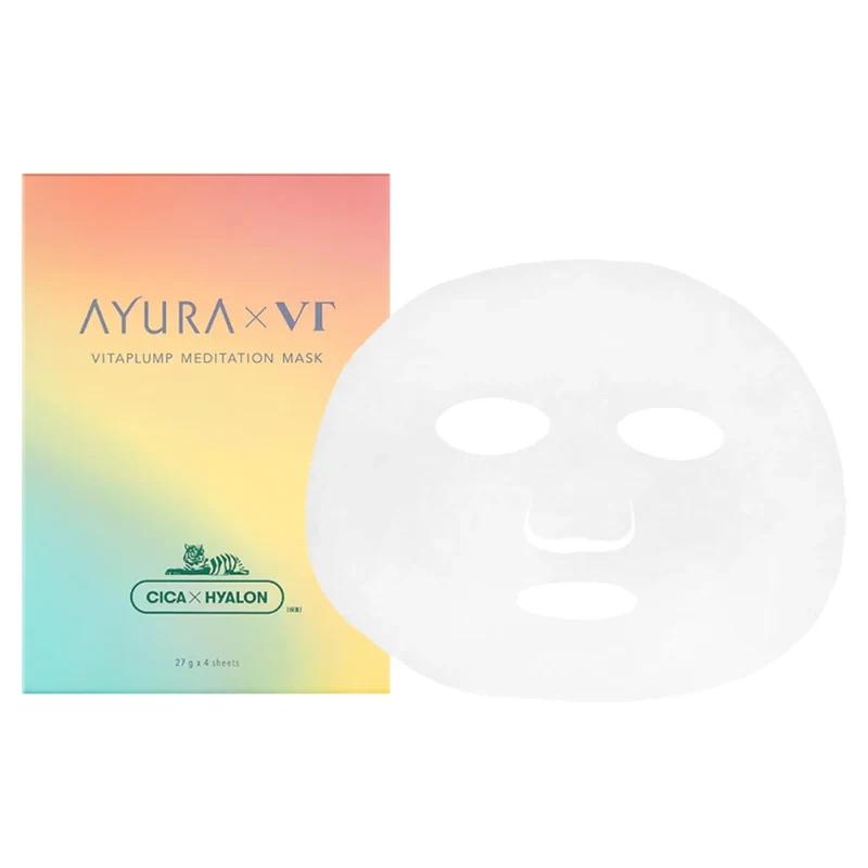 Ayura Vitaplump Meditation Mask 4 Sheets - Moisturizing Skin Care