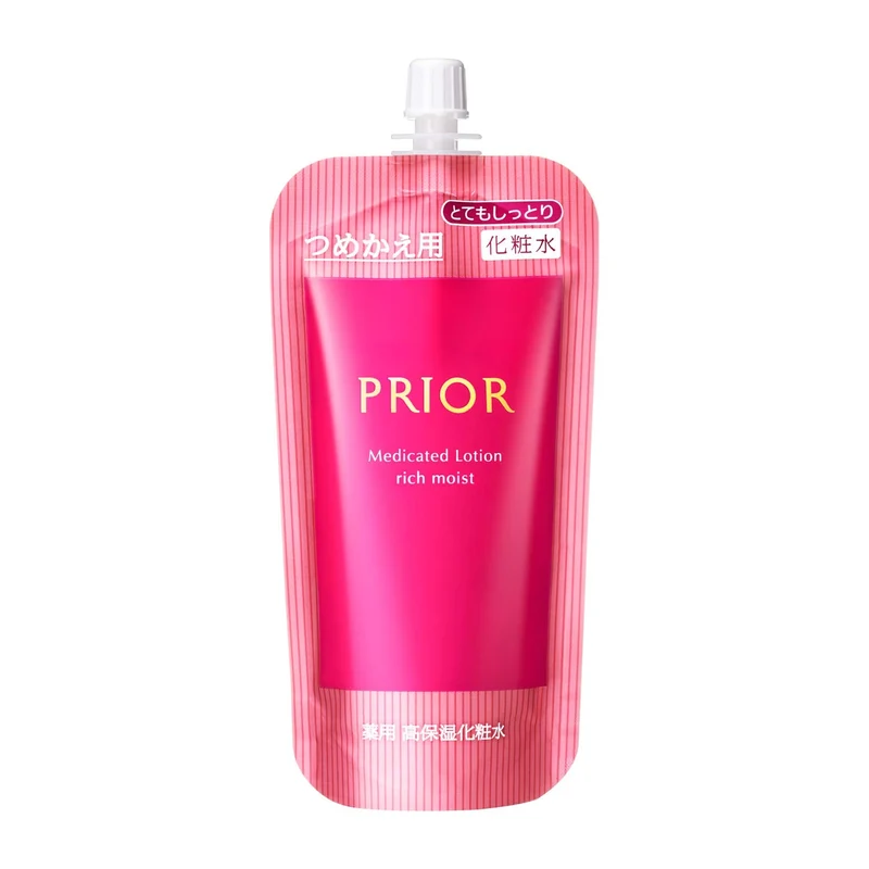 PRIOR Medicated High Moisture Lotion Extra Moist Refill 140 mL