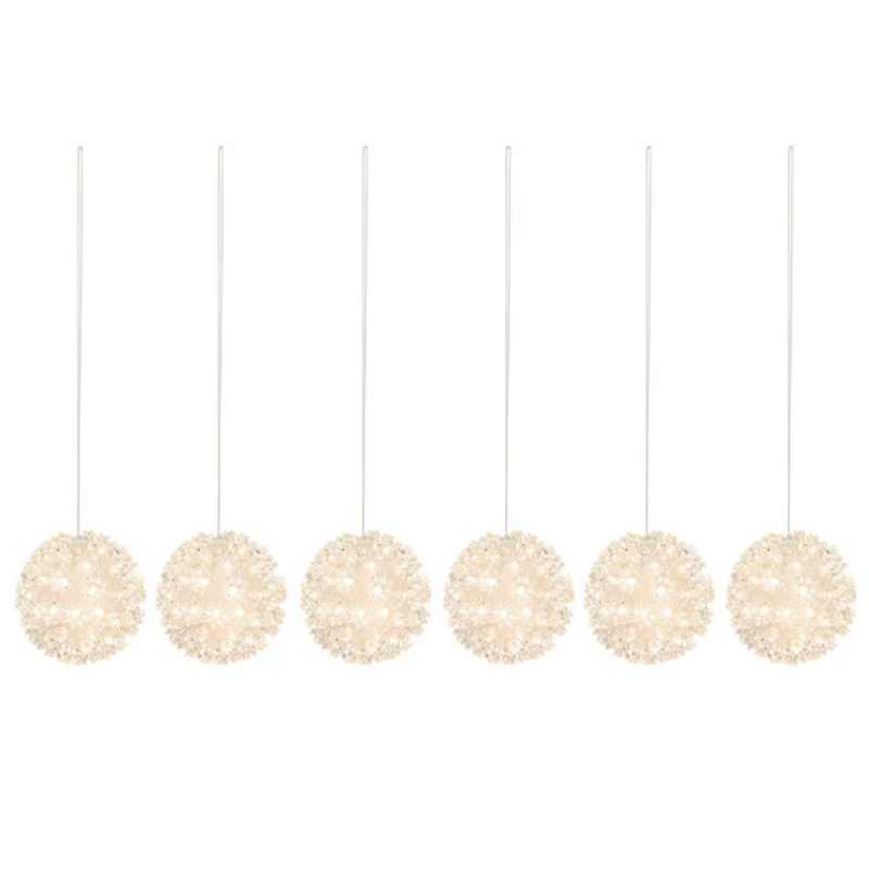 PHILIPS - Ensemble de 6 Luminaires Sphériques de Noël à DEL