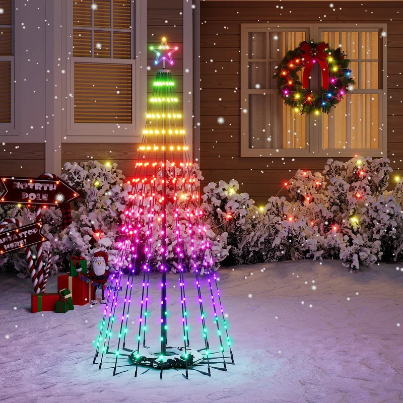 GOVEE - Sapin Conique Lumineux de 6 pi *Boite Ouverte*