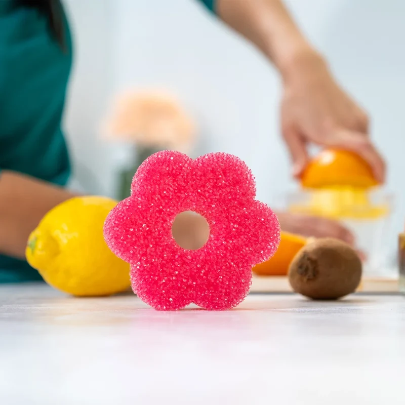SCOTCH-BRITE - Paquet de 8 Éponges à Récurer Souples