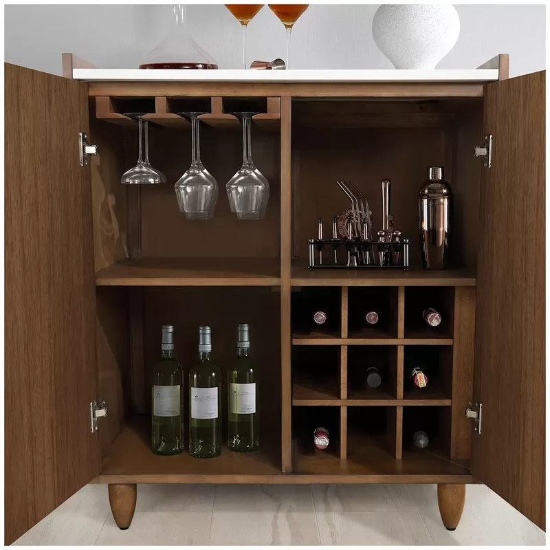LOXLEY ROWE - Meuble Bar avec Rangement Andrea *Tel Quel*