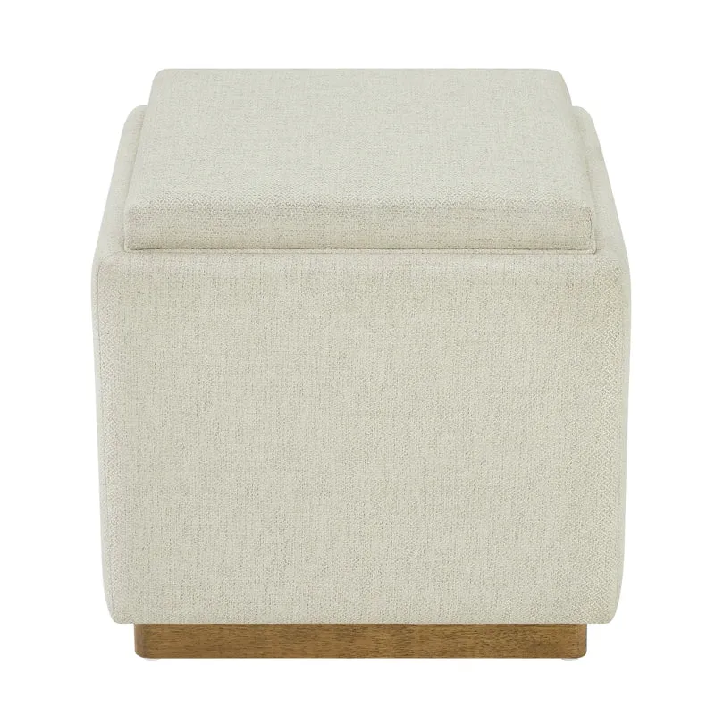 THOMASVILLE - Petit Pouf de Rangement en Tissu