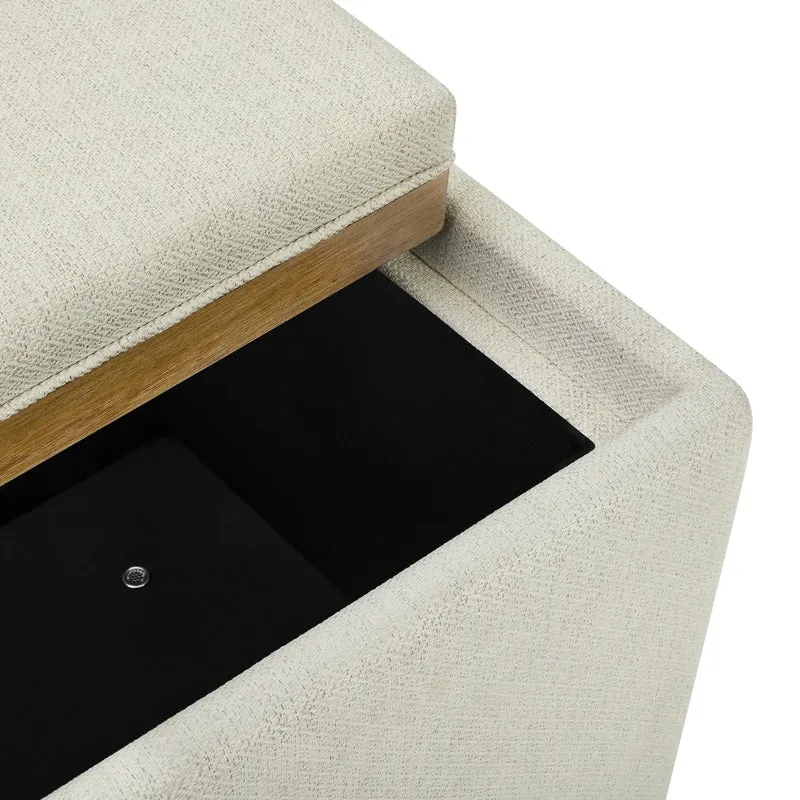 THOMASVILLE - Petit Pouf de Rangement en Tissu