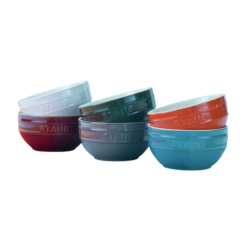 STAUB - Ensemble de 6 Bols à Pincée en Grès