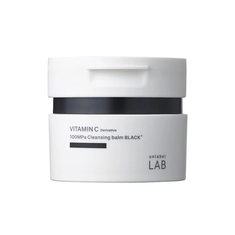 Unlabel Cleansing Balm 90G with Vitamin C and Charcoal for Pore Care & Makeup Removal