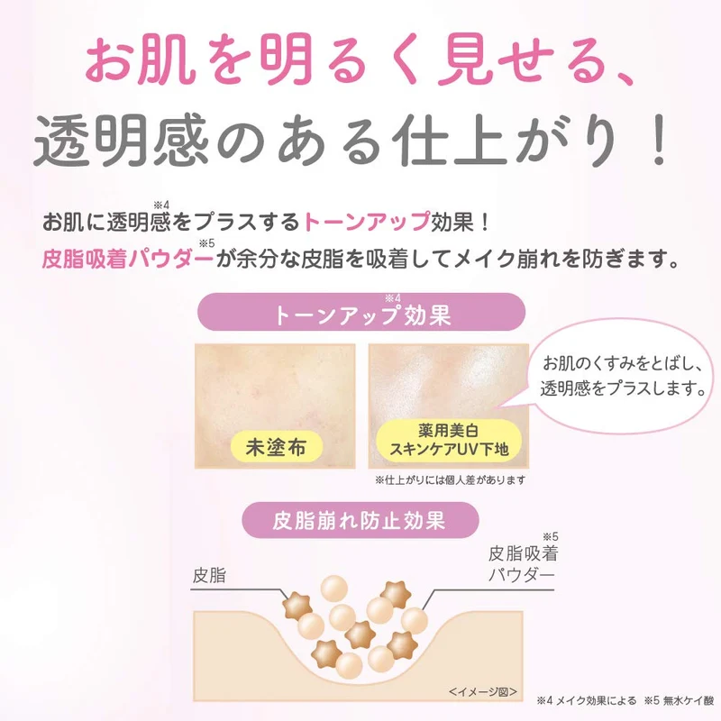Nameraka Honpo Whitening UV Base Skincare 50g Soy Isoflavones