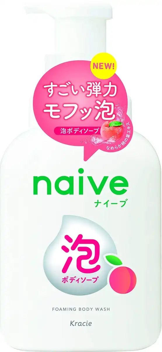 Naive Foam Body Soap Jumbo 500ml | Gentle & Nourishing Cleanser