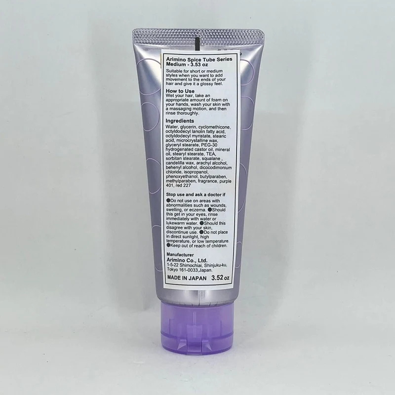 Spice Arimino Medium Hold Hair Wax 100G - White Spice Tube Series