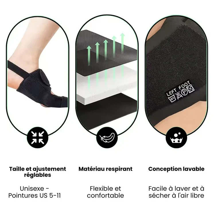 Attelle Hallux Valgus Réglable avec Barre Métallique