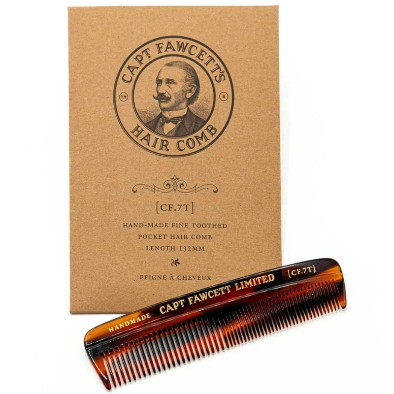 Peigne à cheveux de poche à dents fines CF.7T (132mm/5.20")
