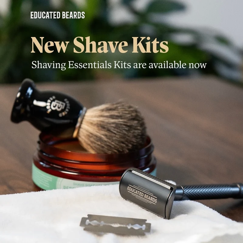 Ensemble de rasage "Peppermint Cedarwood Shave Kit" - 5 Pièces