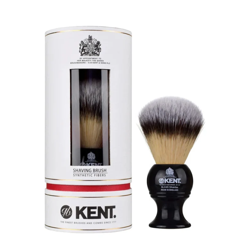 Blaireau de rasage en résine "Medium Synthetic Shaving Brush" - Medium (22mm/0.87") - BLK4S