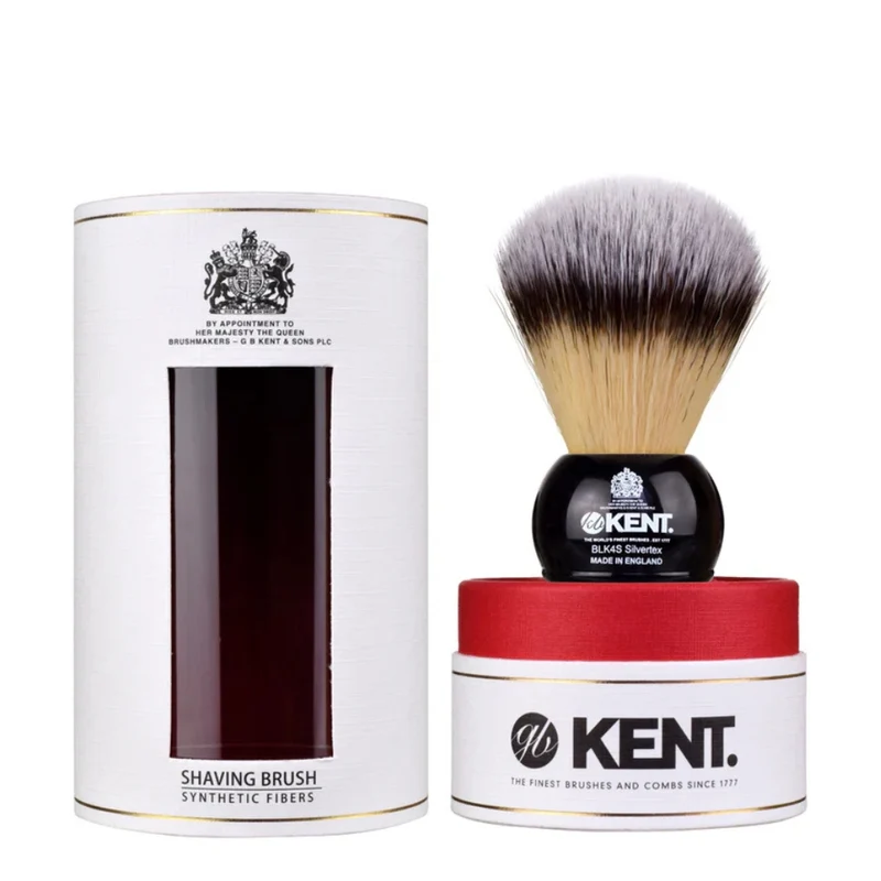 Blaireau de rasage en résine "Medium Synthetic Shaving Brush" - Medium (22mm/0.87") - BLK4S
