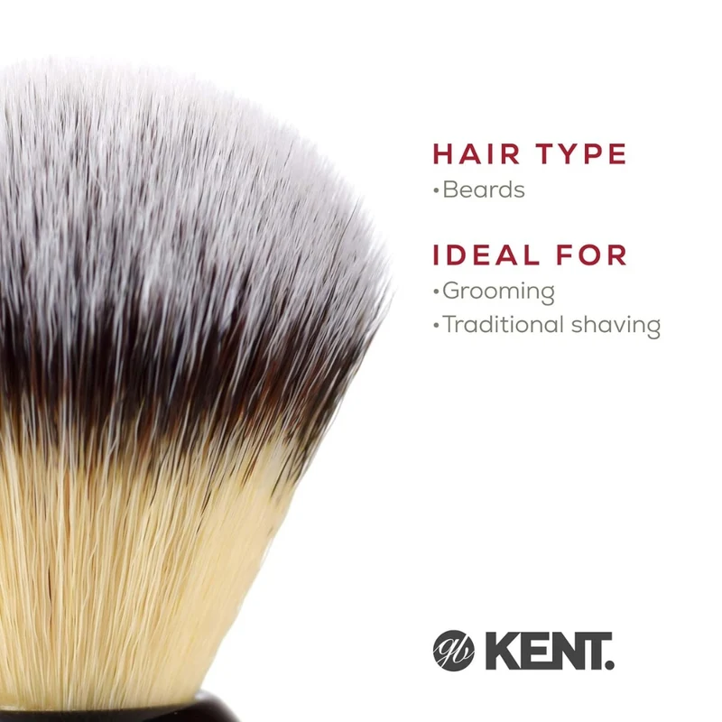 Blaireau de rasage en résine "Medium Synthetic Shaving Brush" - Medium (22mm/0.87") - BLK4S