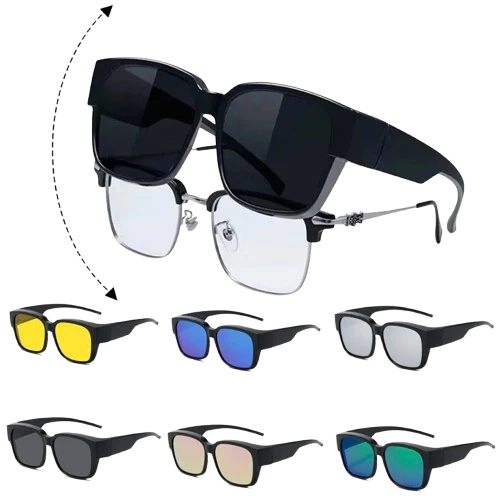 Surlunettes Solaires Polarisantes - Modèle Mixte