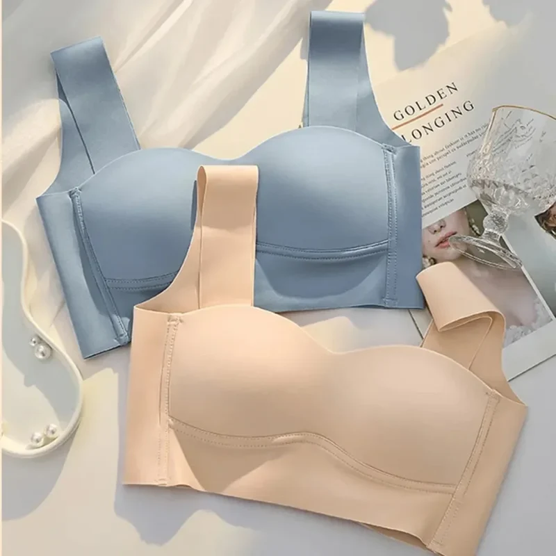 Soutien-gorge Balconnet Sans Couture & Sans Armature en Soie Glacée