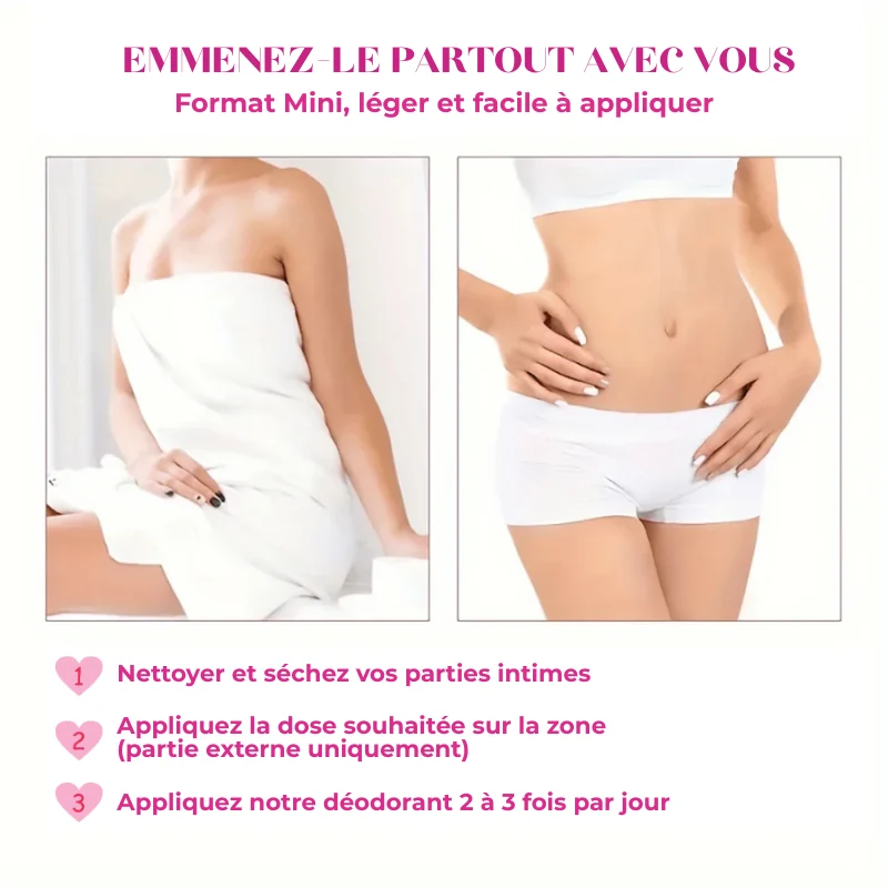 Déodorant pour Parties Intimes Anti-Mauvaises Odeurs