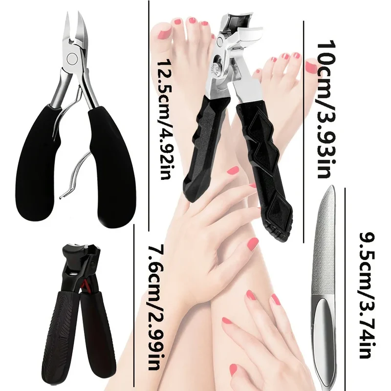 Ensemble de Coupe-ongles pour Ongles Incarnés - 4PCS