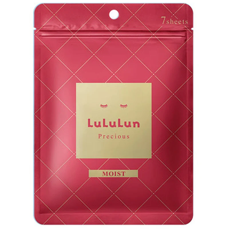 Lulurun Precious Red Moist Face Mask 7 Pieces