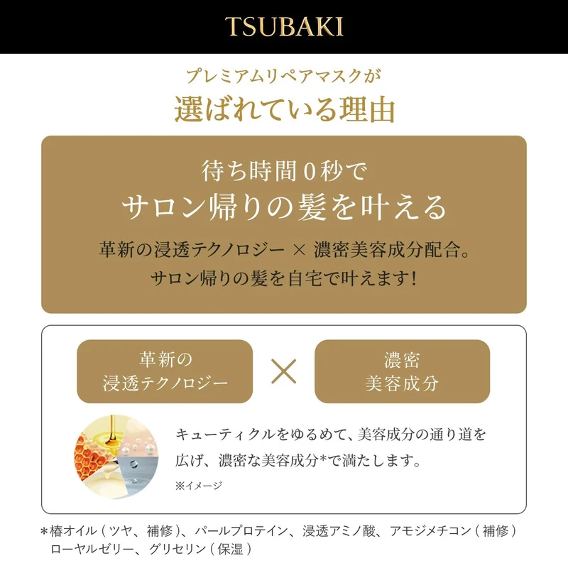 TSUBAKI Premium Repair Mask Hair Pack Refill 150g