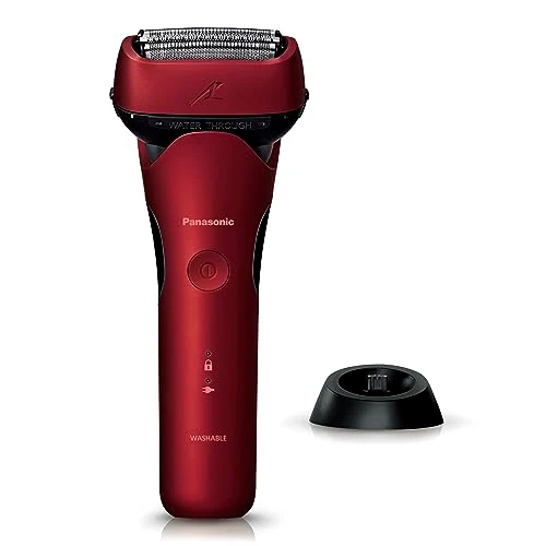Panasonic Shaver Ramdash 3-blade men's charging stand close swing head ES-L340D-R red