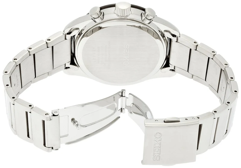 Seiko Selection Solar Chronograph Spirit Smart SBPY119 Mens Silver Watch