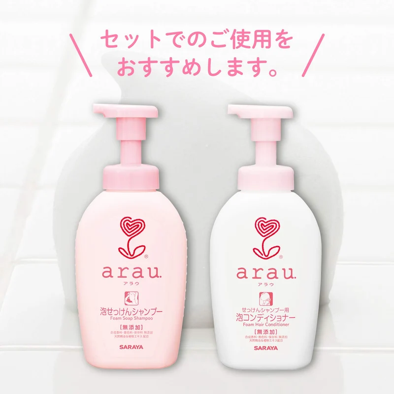 Arau. Natural Foam Conditioner 500ml - Gentle Hydration for All Hair Types