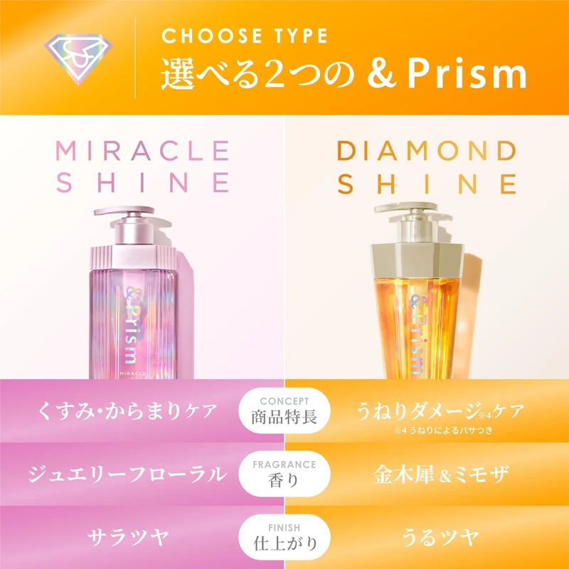 &Prism Diamond Shine Shampoo 415mL