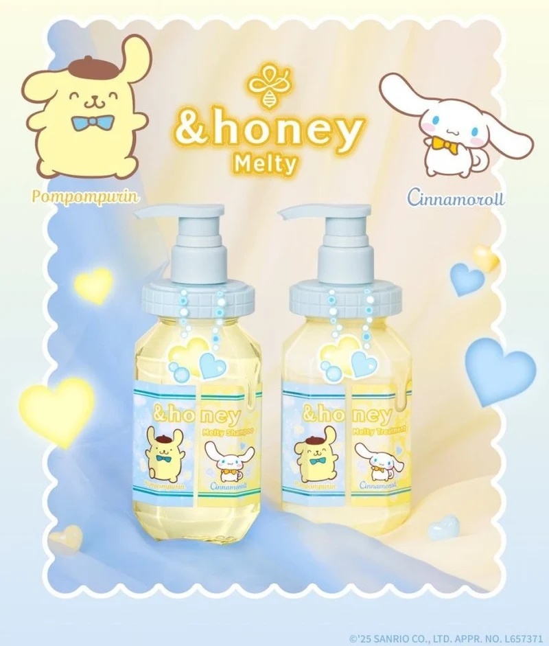 &Honey Melty Moisture Repair Shampoo Cinnamoroll Pompompurin 2025 Limited Collaboration