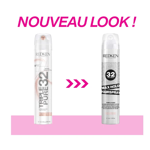 Spray de finition tenue extrême Triple Pure 32