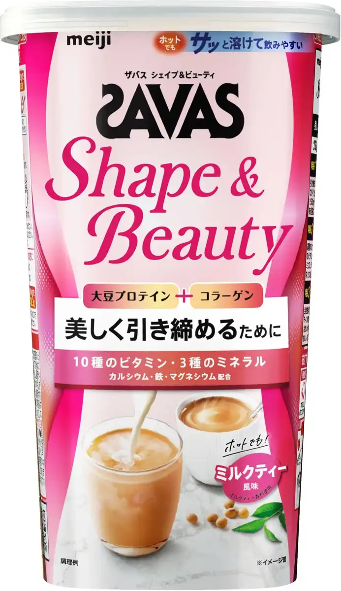 Sabas Shape & Beauty Milk Tea Flavor Protein Powder 231g