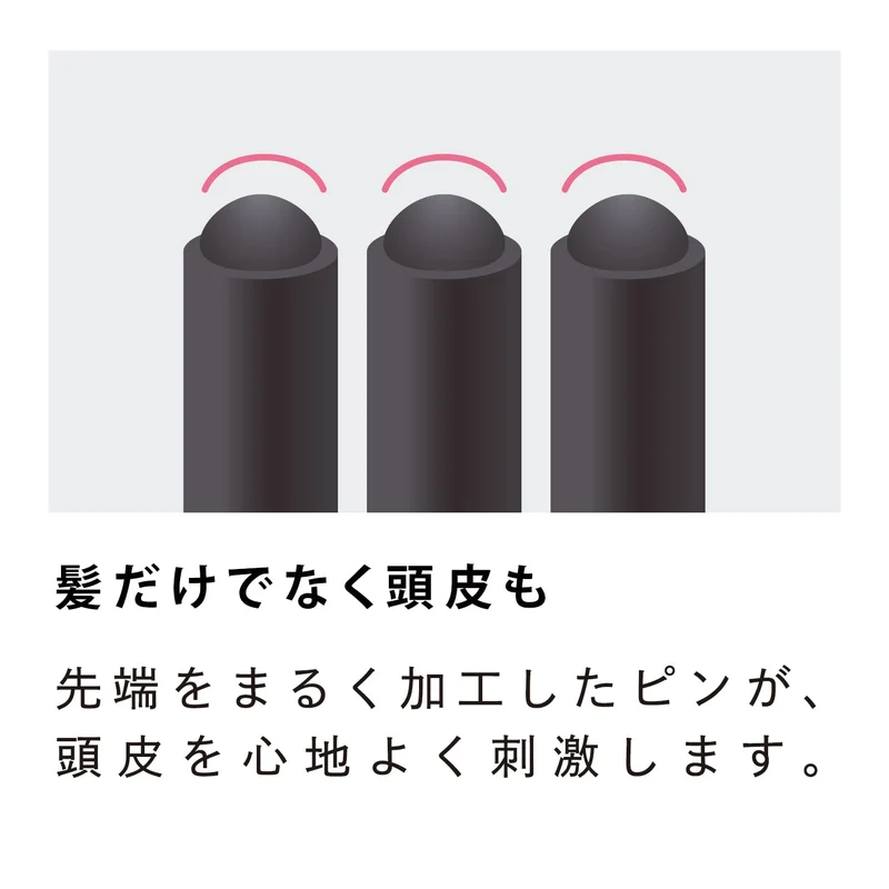 ReFa HEART BRUSH Matte Black