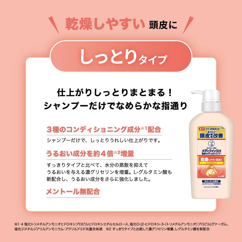 Medic Quick H Scalp Medical Shampoo 200ml | Moisturizing Antibacterial Care