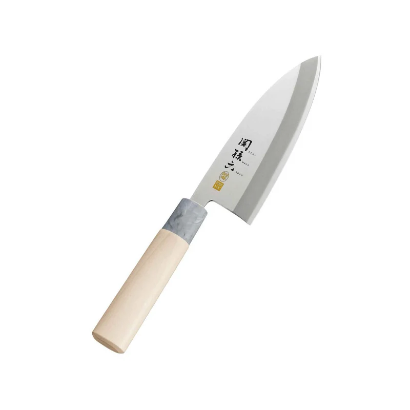 KAI Sekisoroku Ginju Stainless Steel Sida-Eda Knife 150mm Made in Japan