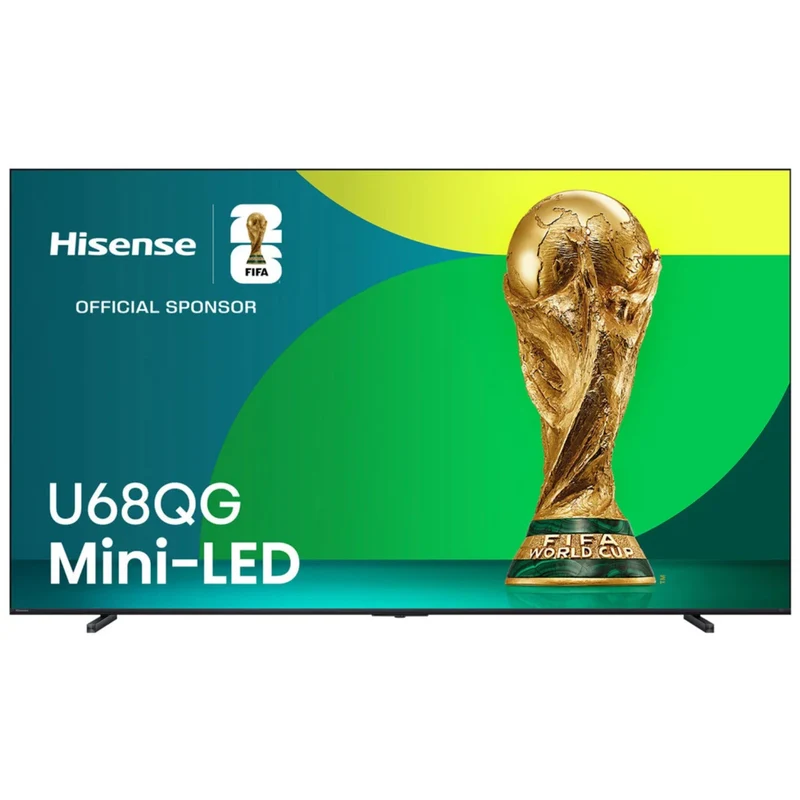 HISENSE - Téléviseur Intelligent Mini LED 4K QLED U68QG de 55 po *Boite Ouverte*