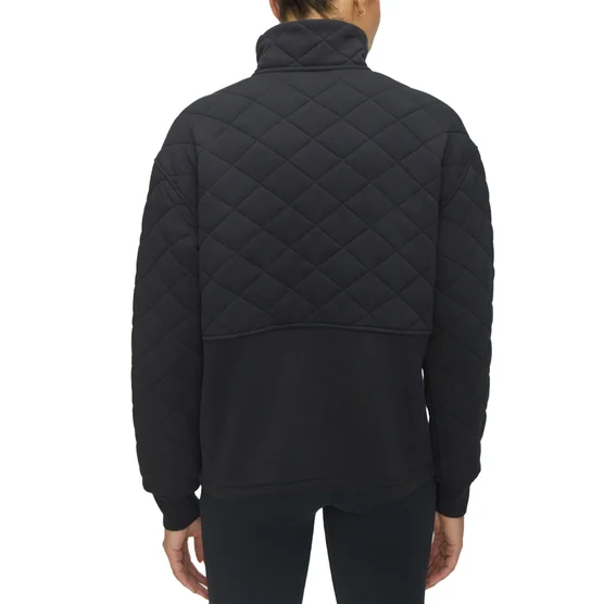 TILLEY - Chandail Matelassé à Glissière un Quart pour Femme