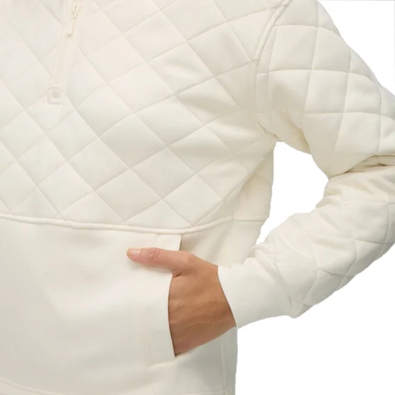 TILLEY - Chandail Matelassé à Glissière un Quart pour Femme
