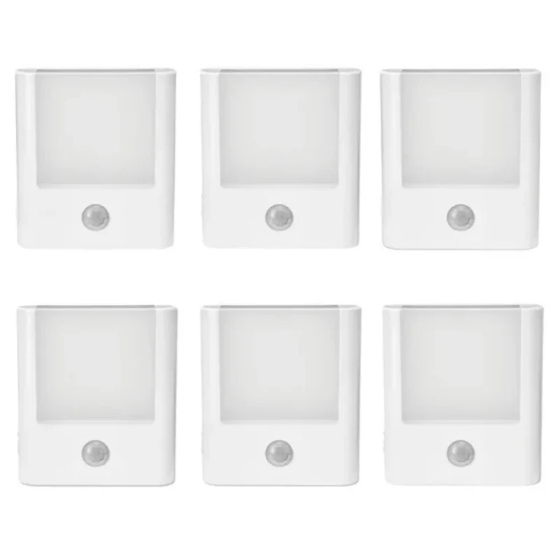 CAMELION - Paquet de 6 Lumières d'Urgence et Veilleuses Rechargeables à DEL 3-en-1 *Boite Ouverte*