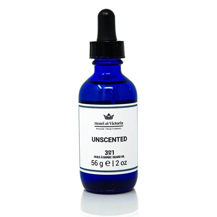 Henri et Victoria - Beard oil Preshave - Unscented 28g