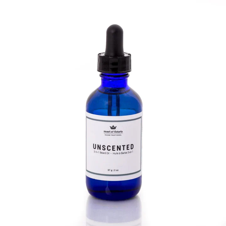 Henri et Victoria - Beard oil Preshave - Unscented 28g