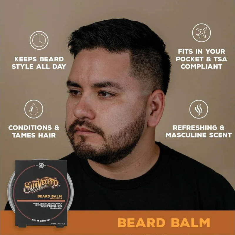 Baume à barbe "Whiskey Bar" - Dompte les barbes indisciplinées (42g/1.5oz)