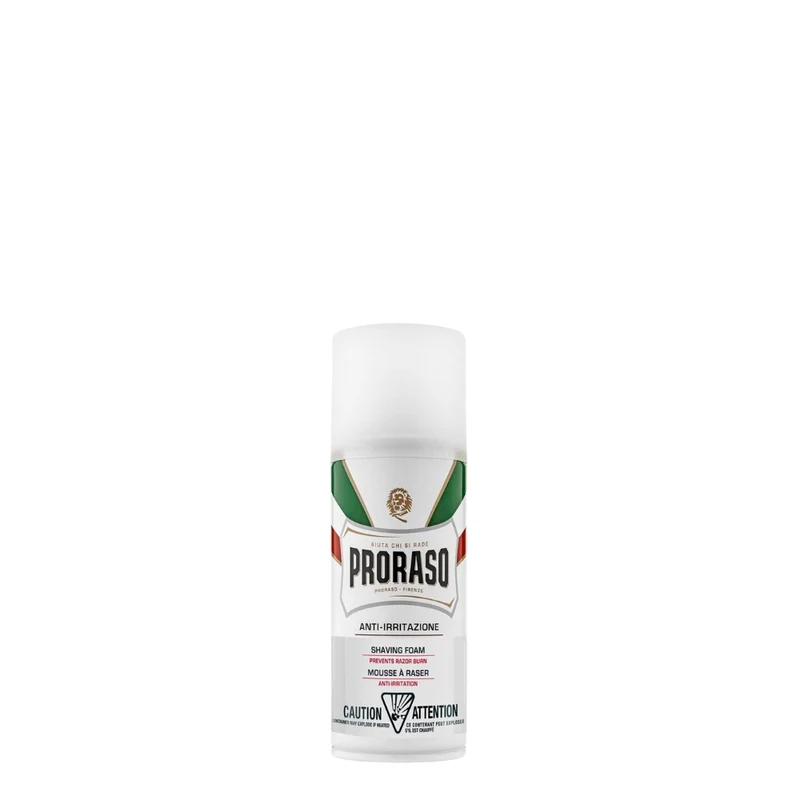 Mousse à raser "Anti-irritation" au thé vert et à l'avoine - Pour les peaux sensible