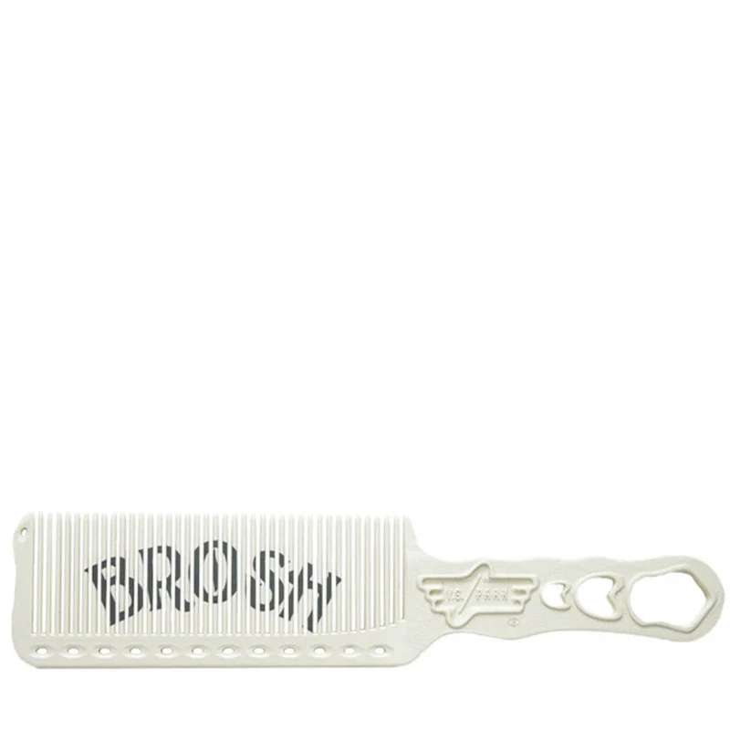 x Y.S.Park - Peigne de tondeuse "YS-s282 Slim Type Flat Top Clipper Comb" (240mm/9.45") - Blanc
